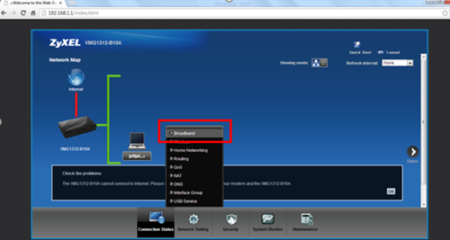 Zyxel Configure VDSL